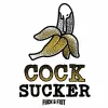 Ideiglenes tetoválás felirat cock sucker 9 x 6,5 cm
