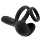 Vibráló golyórögzítő perineum stimuláló 10 rezgésmód szilikon 33 mm 46 mm fekete