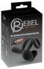 Vibráló golyórögzítő perineum stimuláló 10 rezgésmód szilikon 33 mm 46 mm fekete
