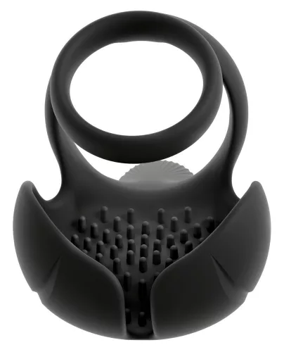 Vibráló golyórögzítő perineum stimuláló 10 rezgésmód szilikon 33 mm 46 mm fekete