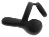 Vibráló golyórögzítő perineum stimuláló 10 rezgésmód szilikon 33 mm 46 mm fekete