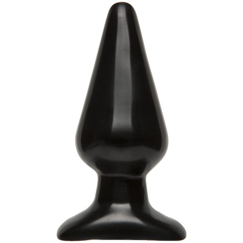 Butt Plug Smooth 12 x 6 cm fekete