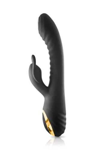 Black Empire Vibrátor Rezgő, Pulsáló, USB-töltés 22,5 cm Fekete