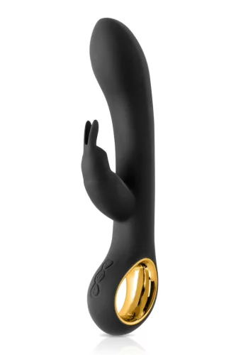 Black Empire Vibrátor 10 mód G-pont stimuláló USB-töltés vízálló fekete 19 cm