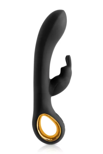 Black Empire Vibrátor 10 mód G-pont stimuláló USB-töltés vízálló fekete 19 cm