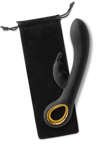 Black Empire Vibrátor 10 mód G-pont stimuláló USB-töltés vízálló fekete 19 cm