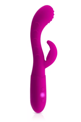 Yoba Vibrátor Rabbit 10 mód, vízálló, USB töltés 18,8 cm fekete