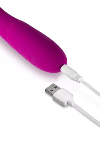 Yoba Vibrátor Rabbit 10 mód, vízálló, USB töltés 18,8 cm fekete