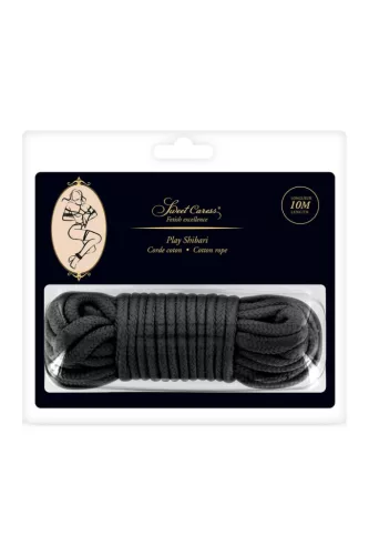 Sweet Caress Kötöző Lágy, tartós 10 m fekete