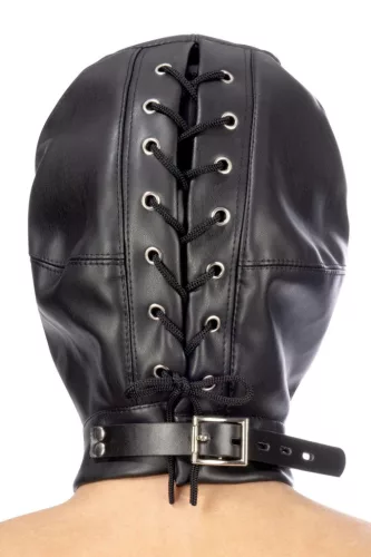 Fetish Tentation Szájmaszk Nyitott Szájjal Szellőző Spandex 32 cm Fekete