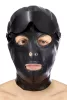 Fetish Tentation Szájmaszk Nyitott Szájjal Szellőző Spandex 32 cm Fekete