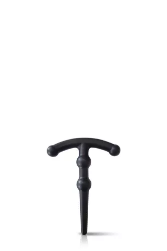Anál plug Rugalmas szilikon 8 mm fekete
