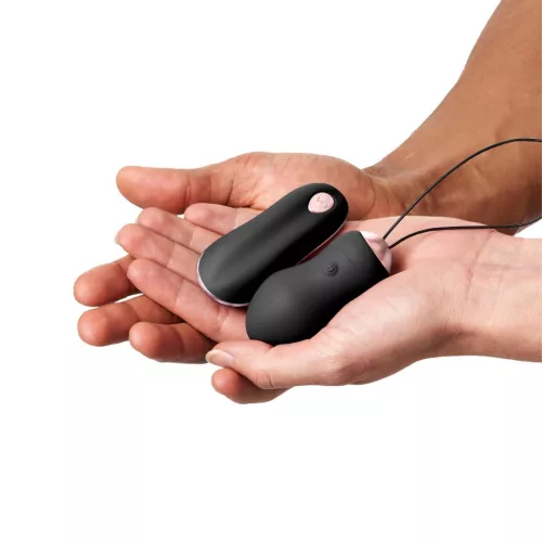 So Divine Vibrációs tojás Távirányítós, 3 sebesség, 7 mód 7 cm fekete