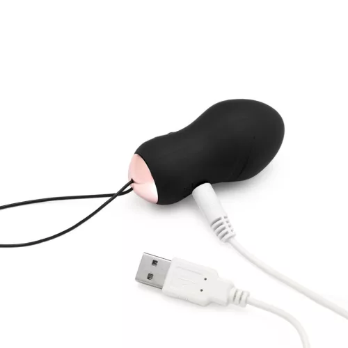 So Divine Vibrációs tojás Távirányítós, 3 sebesség, 7 mód 7 cm fekete
