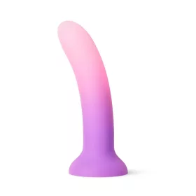   Ombre Dildó Realisztikus, felszívó, strap-on kompatibilis 15 cm fekete