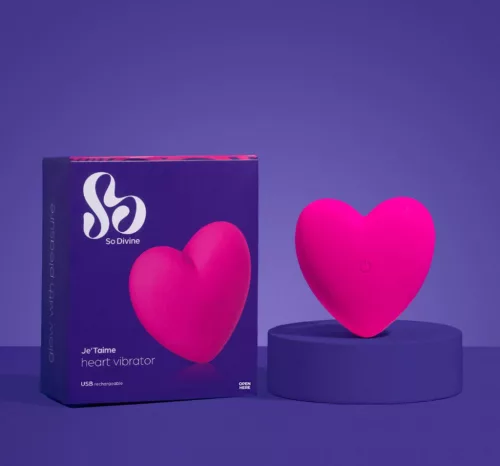 So Divine Vibrátor 5 sebesség, 7 minta USB töltős, vízálló rózsaszín