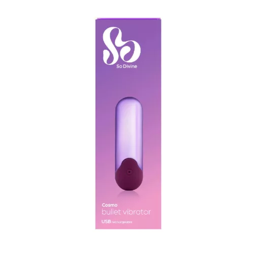 Cosmo Vibrátor 3 sebesség, 7 mintázat USB töltés lila