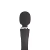 Vibrátor Kettős motoros, 12 mód, USB-töltés 24 cm fekete