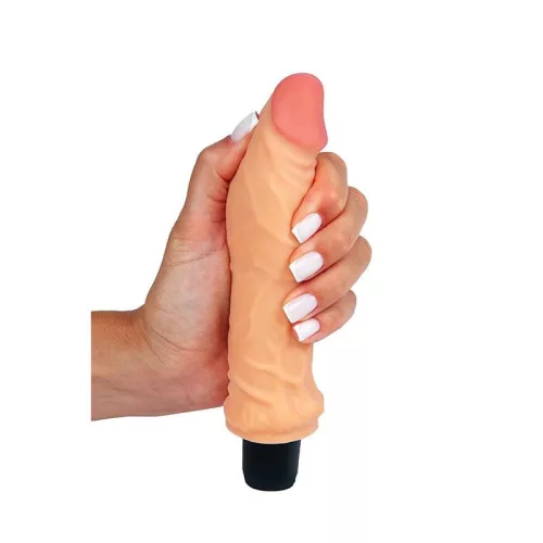 The Real Deal vibrátor többsebességes, csendes 19 cm fekete
