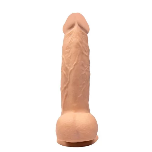 Rotáló vibrátoros dildó 10 mód USB töltés 22 cm fekete