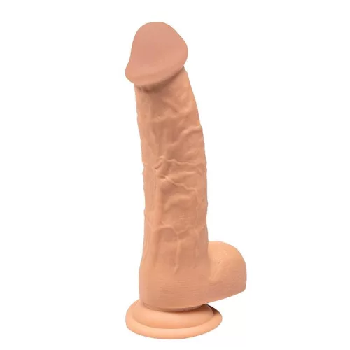 Rotáló vibrátoros dildó 10 mód USB töltés 22 cm fekete