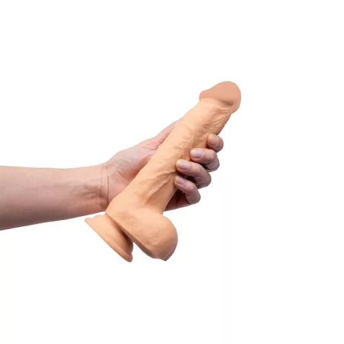 Rotáló vibrátoros dildó 10 mód USB töltés 22 cm fekete