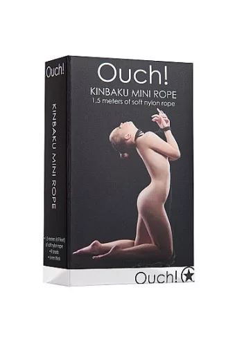 Mini Kinbaku Kötél 1,5m - Érzéki fétis eszköz