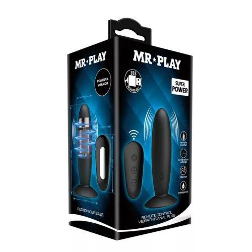 Mr Play távirányítós anál dildó