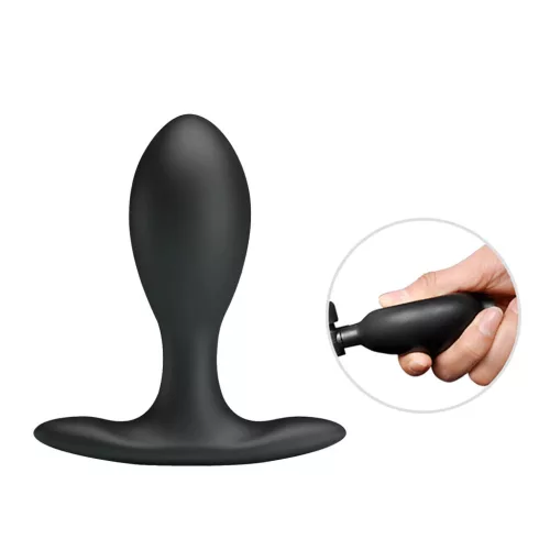 Mr. Play Análplug Növelhető Méret, P-pont Stimuláló, Biztonsági Szelepes Szilikon