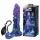 Power Monsters Dildó Pofalzott, Pumpálható, Szilikon 23 cm Nebula-lila