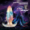 Ebon Leviathan Anál plug Felfújható, Texturált 18 cm ezüstös
