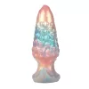 Ebon Leviathan Anál plug Felfújható, Texturált 18 cm ezüstös