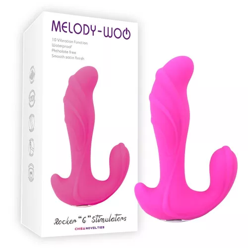 Rocker Vibrátor Anál G-pont stimuláló 10 mód Újratölthető 15,1 cm