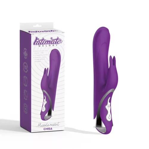 Missile Vibrátor Vízálló, 10 fokozat, 3 forgó mód 23,5 cm lila