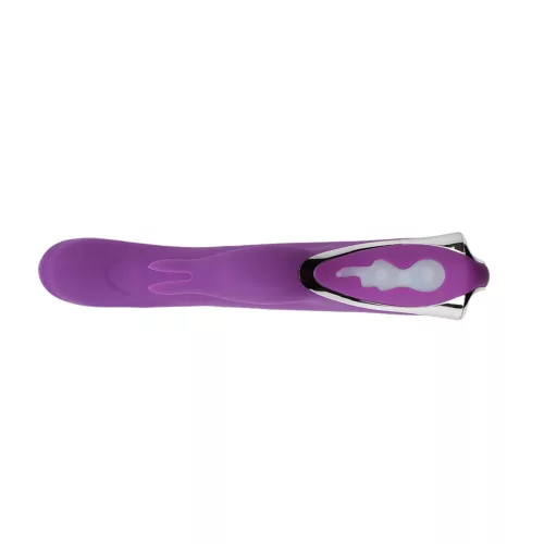 Missile Vibrátor Vízálló, 10 fokozat, 3 forgó mód 23,5 cm lila