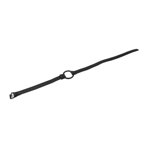 Szájpecek Fém O-gyűrűvel Állítható méret Fekete 68 cm