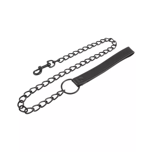 Fetish Connector Kötöző Hosszú, fém lánc 79,5 cm fekete
