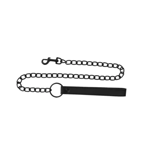 Fetish Connector Kötöző Hosszú, fém lánc 79,5 cm fekete