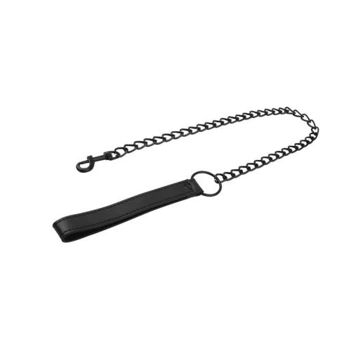 Fetish Connector Kötöző Hosszú, fém lánc 79,5 cm fekete