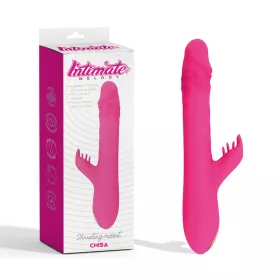 Thrusting Rabbit Vibrátor Lökő, forgó, 25,3 cm fekete