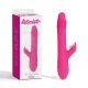 Thrusting Rabbit Vibrátor Lökő, forgó, 25,3 cm fekete