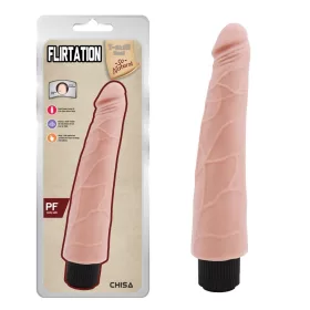   Flirtation Vibrátor sima felületű, fokozatállító 24 cm hús színű