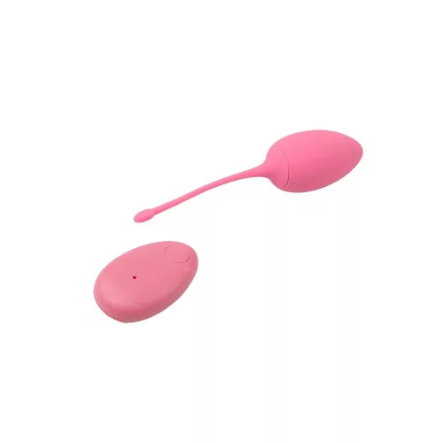 Sweety Teaser Vibrációs tojás Távirányítós, USB-tölthető, halk fekete