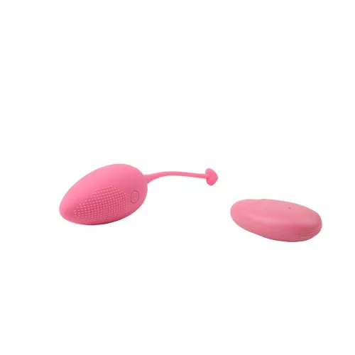 Sweety Teaser Vibrációs tojás Távirányítós, USB-tölthető, halk fekete