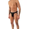 Burn jockstrap elegáns, kétszínű fekete M méret