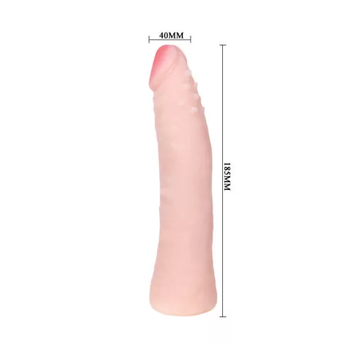 BAILE - realistikus bőrhatású szilikon vibrátor 19 cm