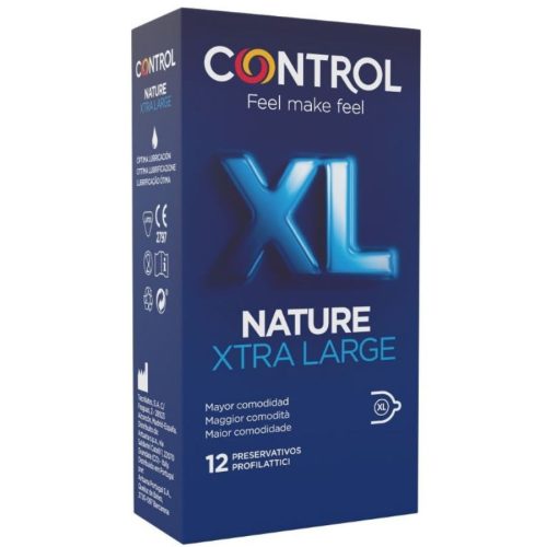CONTROL Adapta Nature XL – prémium óvszer 12 darabos csomagban