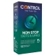 Control Non Stop Dots & Lines késleltető, texturált óvszer - 12 db
