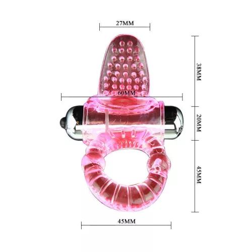 BAILE Sweet Abs – 10 ritmusú vibráló péniszgyűrű
