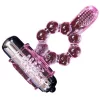 BAILE – szilikon gyűrű 10 nyelv ritmussal pink vibrációval